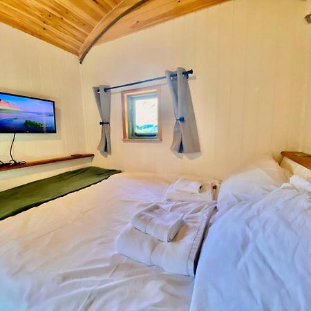 Romantic Nature Retreat, Luxury Glamping & Stargazing Views - Dragonfly Shepherd Hut Yarpole Esterno foto