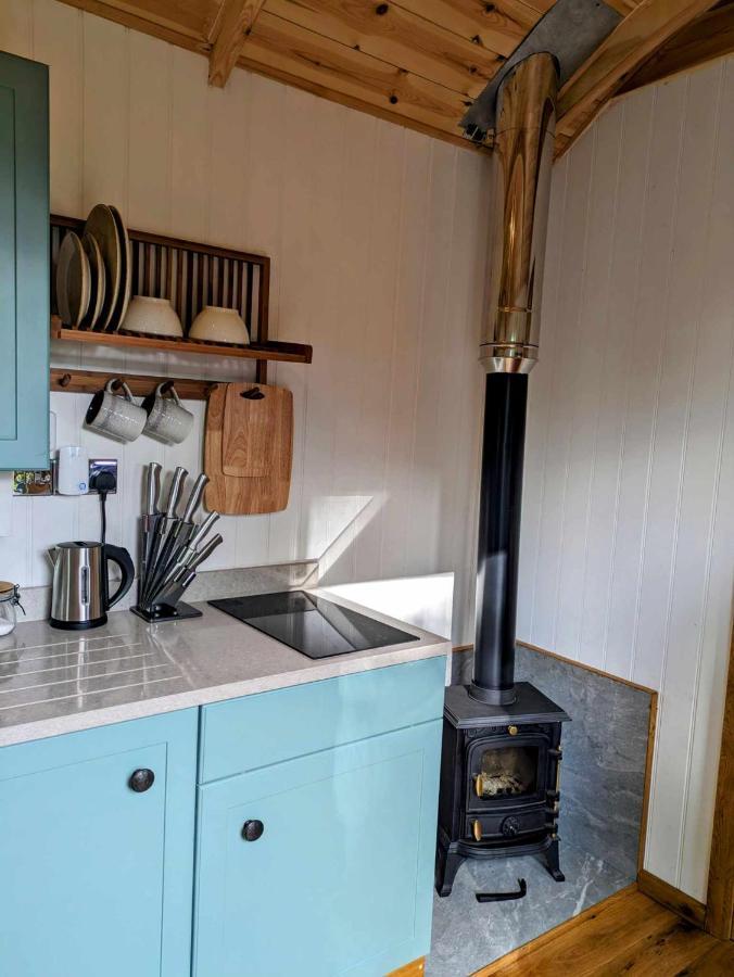 Romantic Nature Retreat, Luxury Glamping & Stargazing Views - Dragonfly Shepherd Hut Yarpole Esterno foto