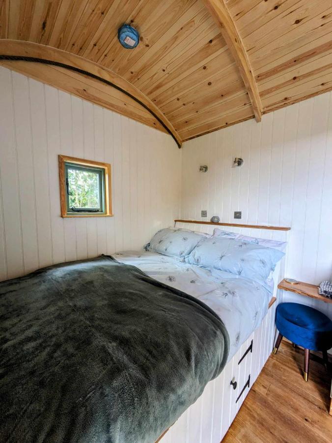 Romantic Nature Retreat, Luxury Glamping & Stargazing Views - Dragonfly Shepherd Hut Yarpole Esterno foto